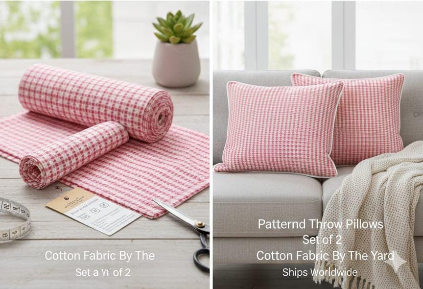 Pretty Pink Fabric Cotton